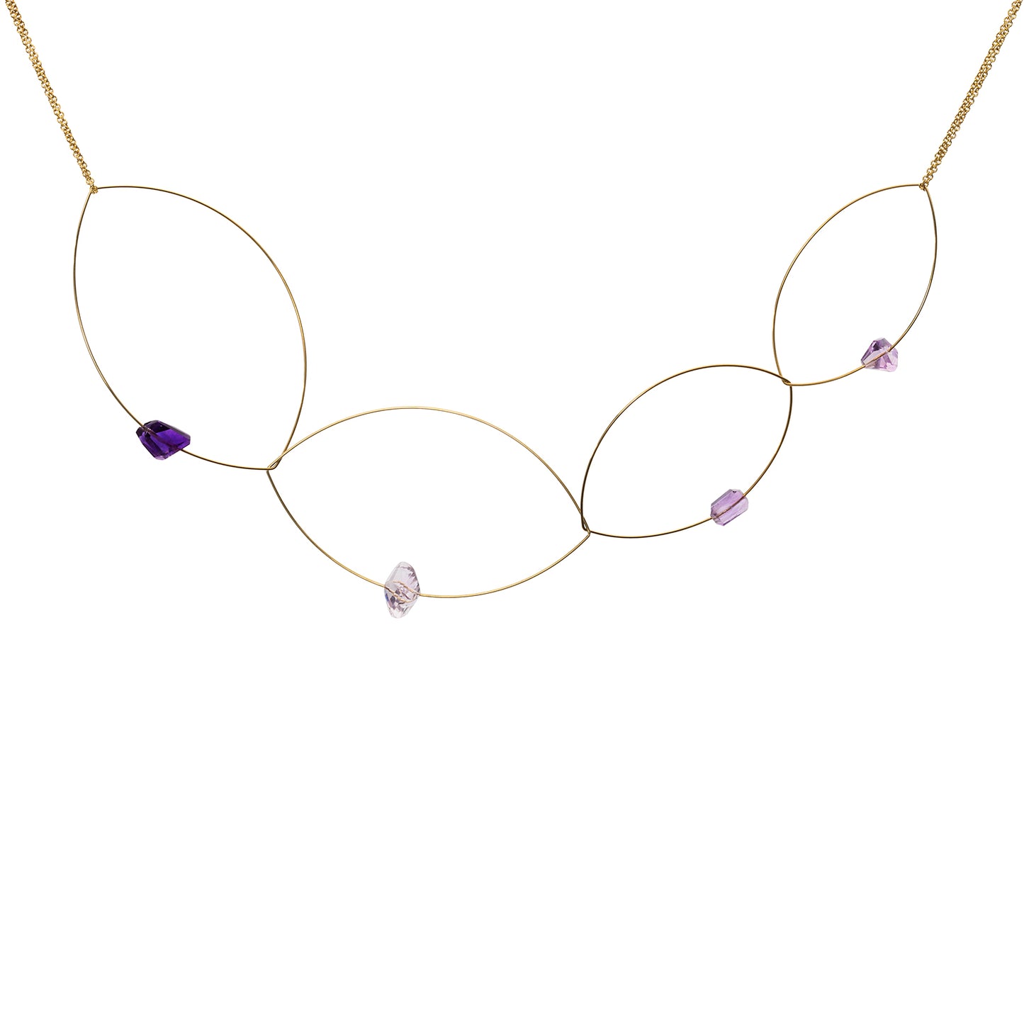 'Morph It!' Necklace with Amethyst