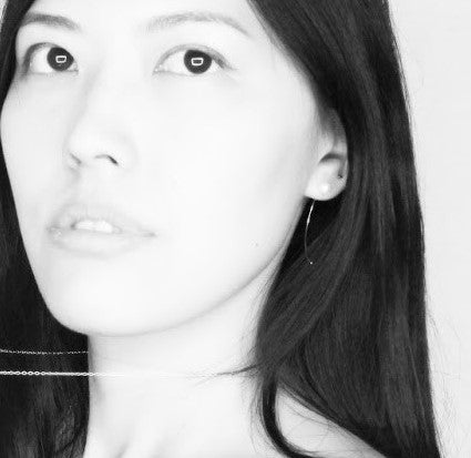 Long Curve Earrings with Cone-shaped Gemstones