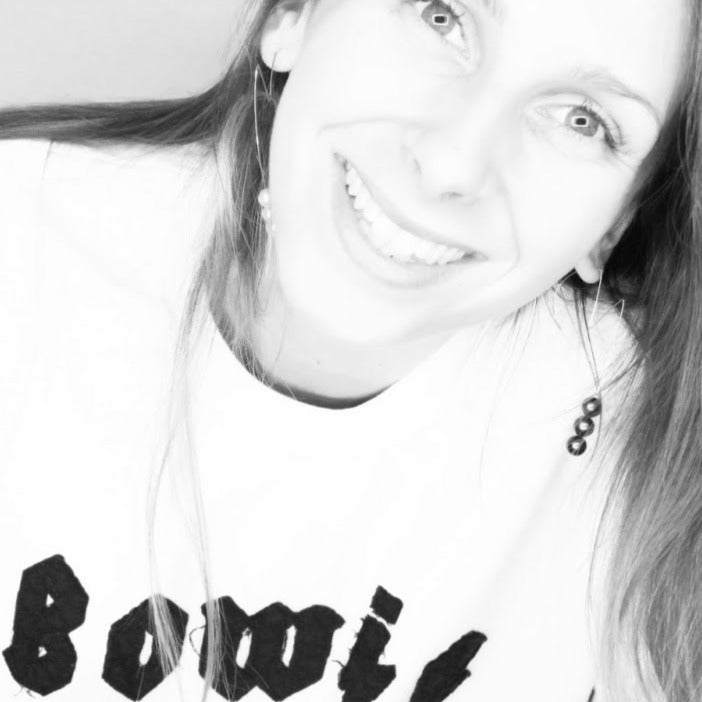 Large Round Ziggy Stardust inspired Earrings with Freshwater Pearls (12mm)