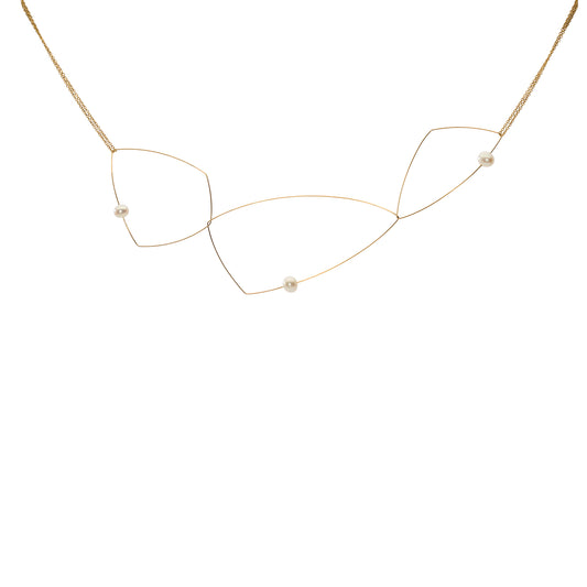 'Morph It' Necklace with Round Freshwater Pearl