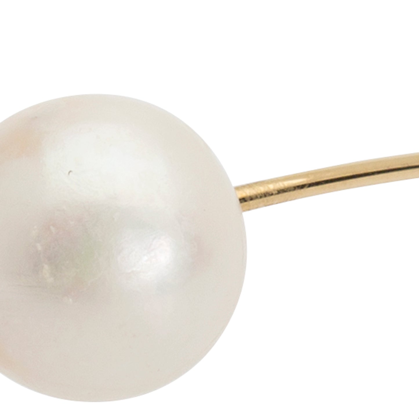 Square Ring with White Freshwater Pearl