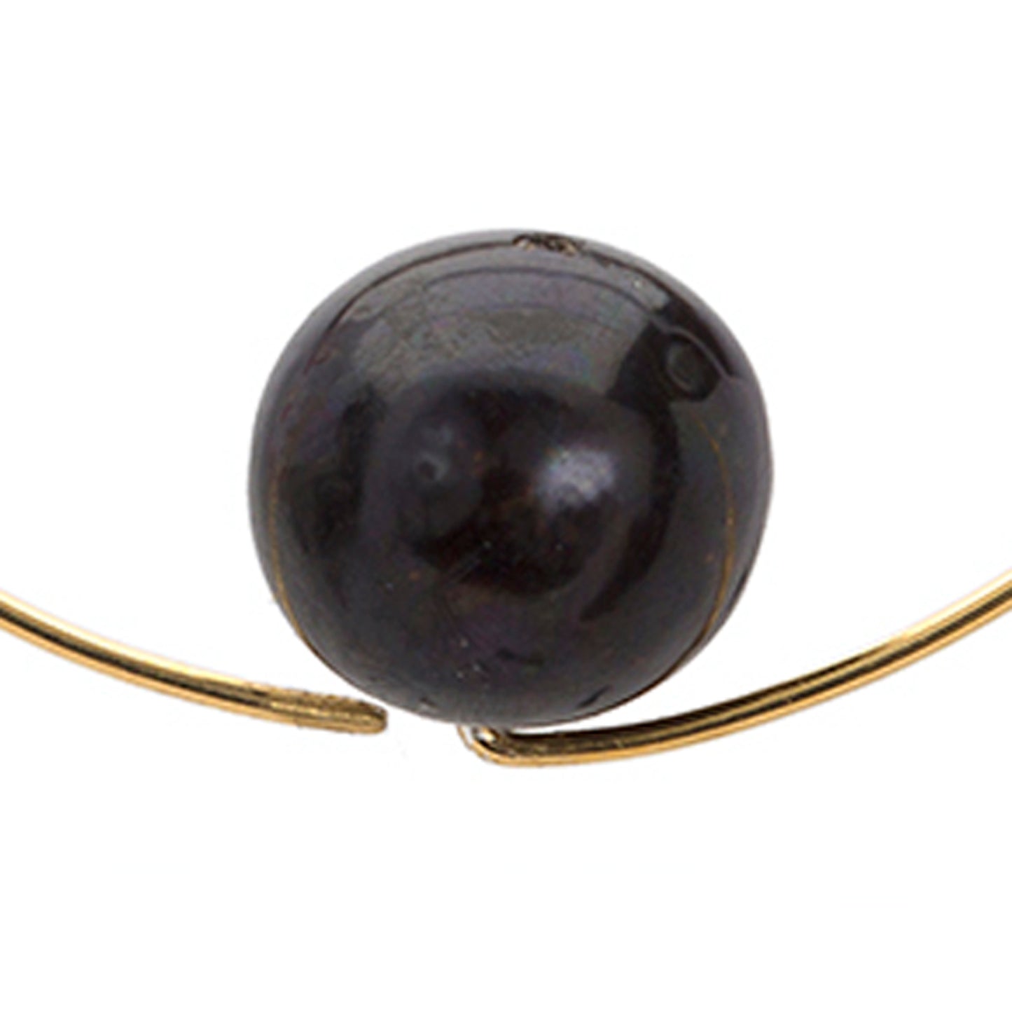 Extra Small Round Hoops with choice of Freshwater Pearls (9mm)