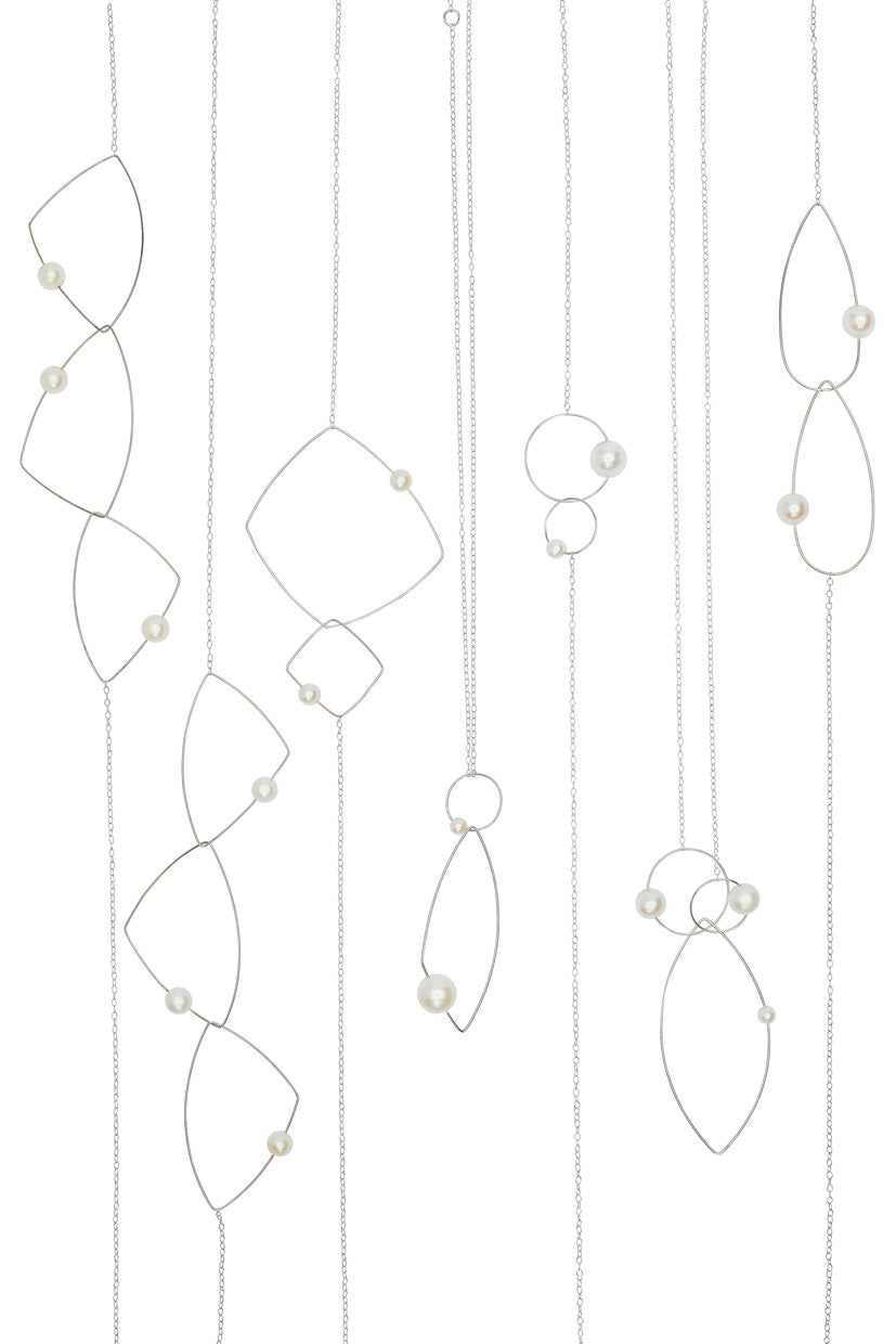 'Morph It'! Long Necklace with Gemstones