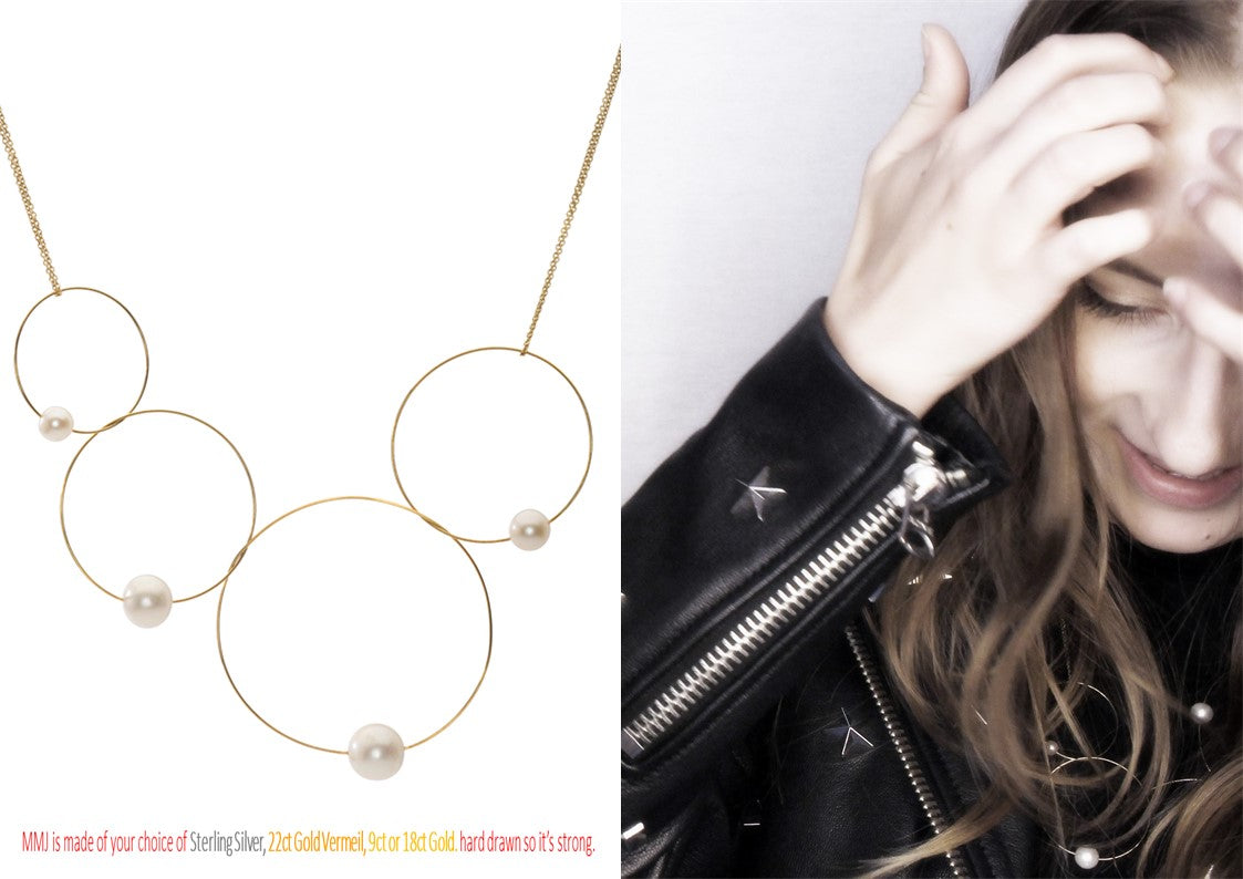 Extra Small Round Hoops with Freshwater Pearls