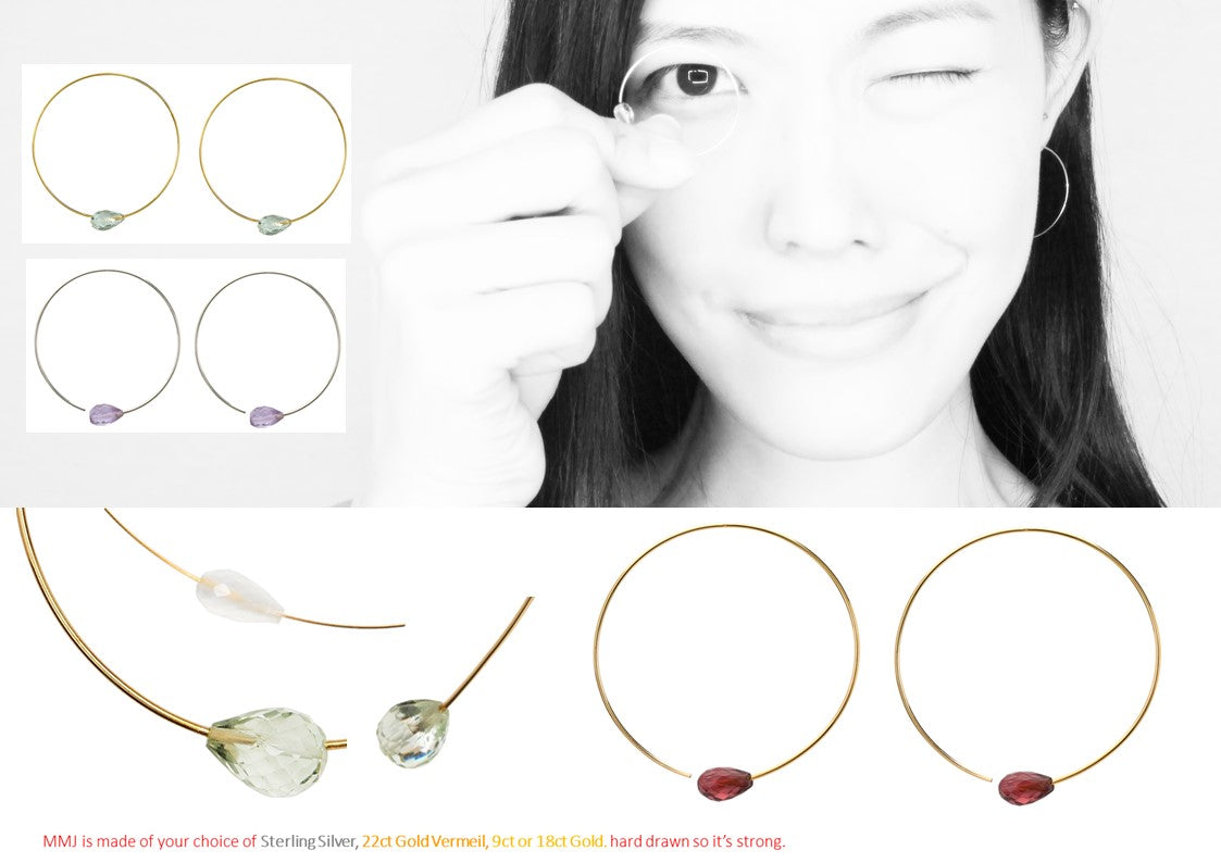 Extra Small Round Hoops with Freshwater Pearls