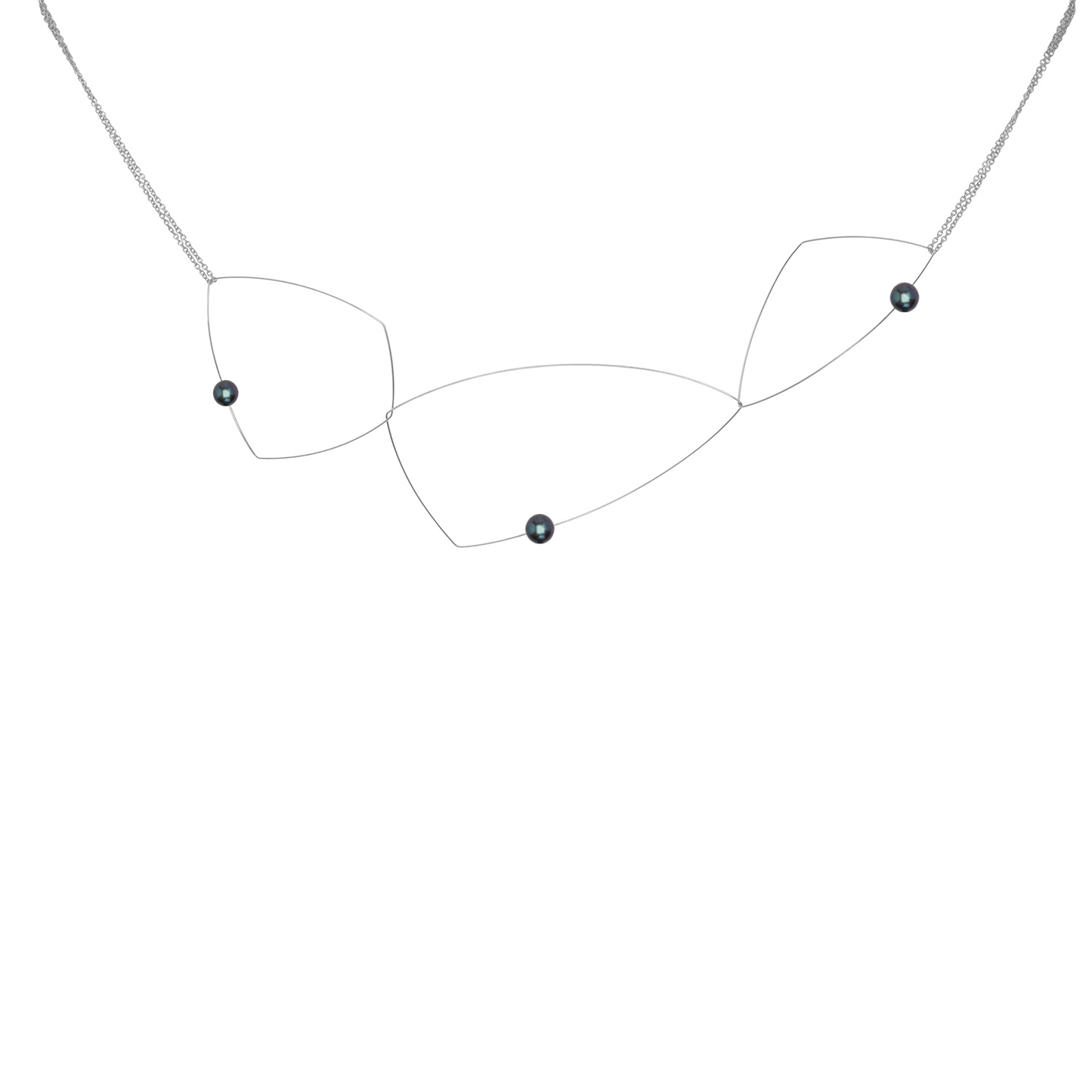 'Morph It' Necklace with Round Freshwater Pearl