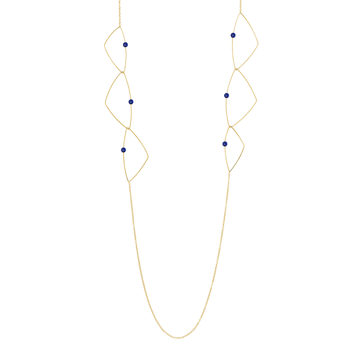 'Morph It'! Long Necklace with Gemstones