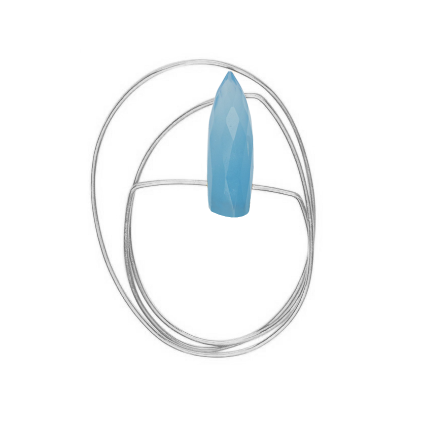 Double Wrap Ring with Bullet Gems