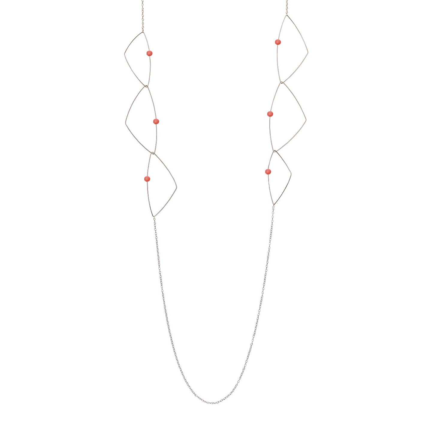 'Morph It'! Long Necklace with Gemstones