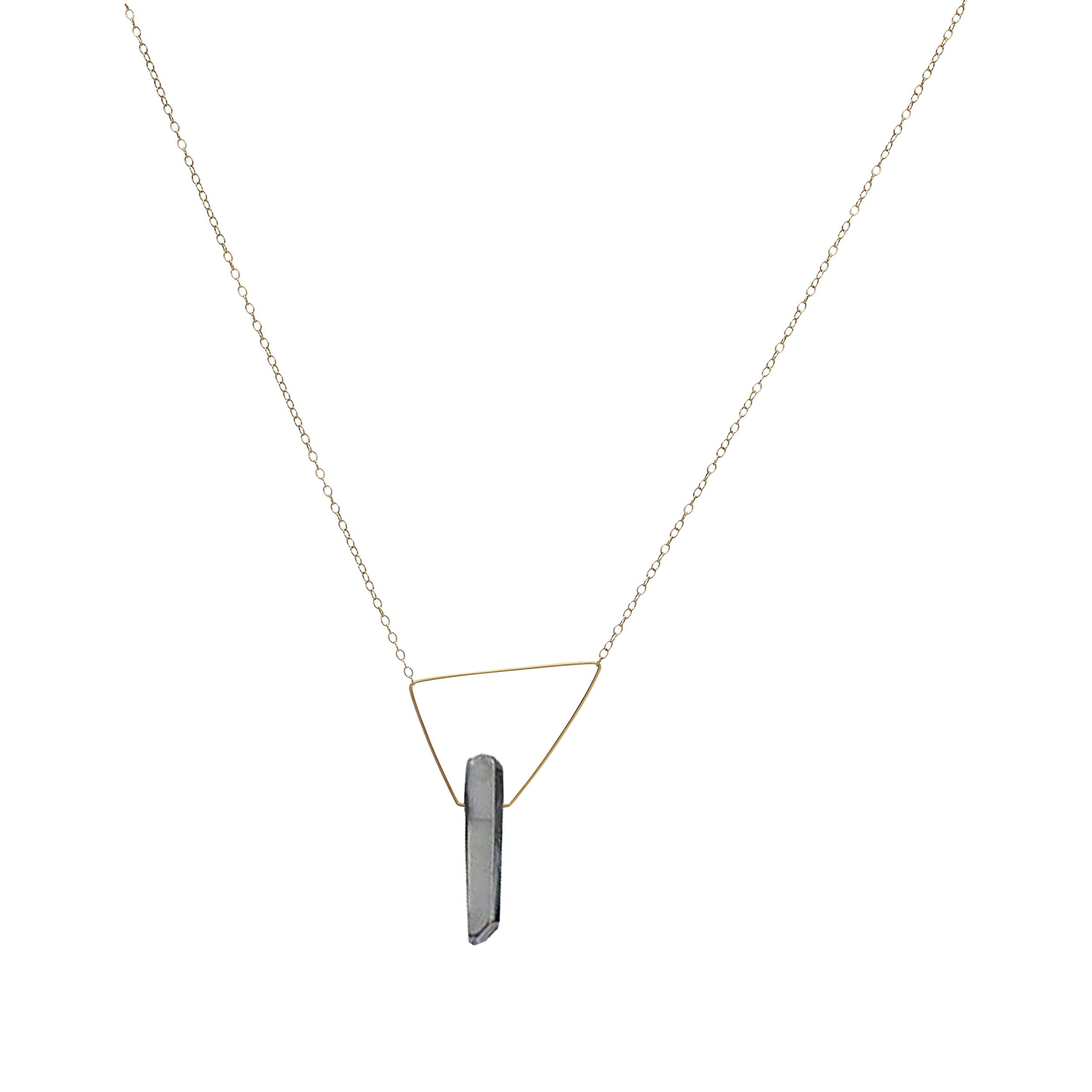 Triangle Necklace with Shards and Obelisk