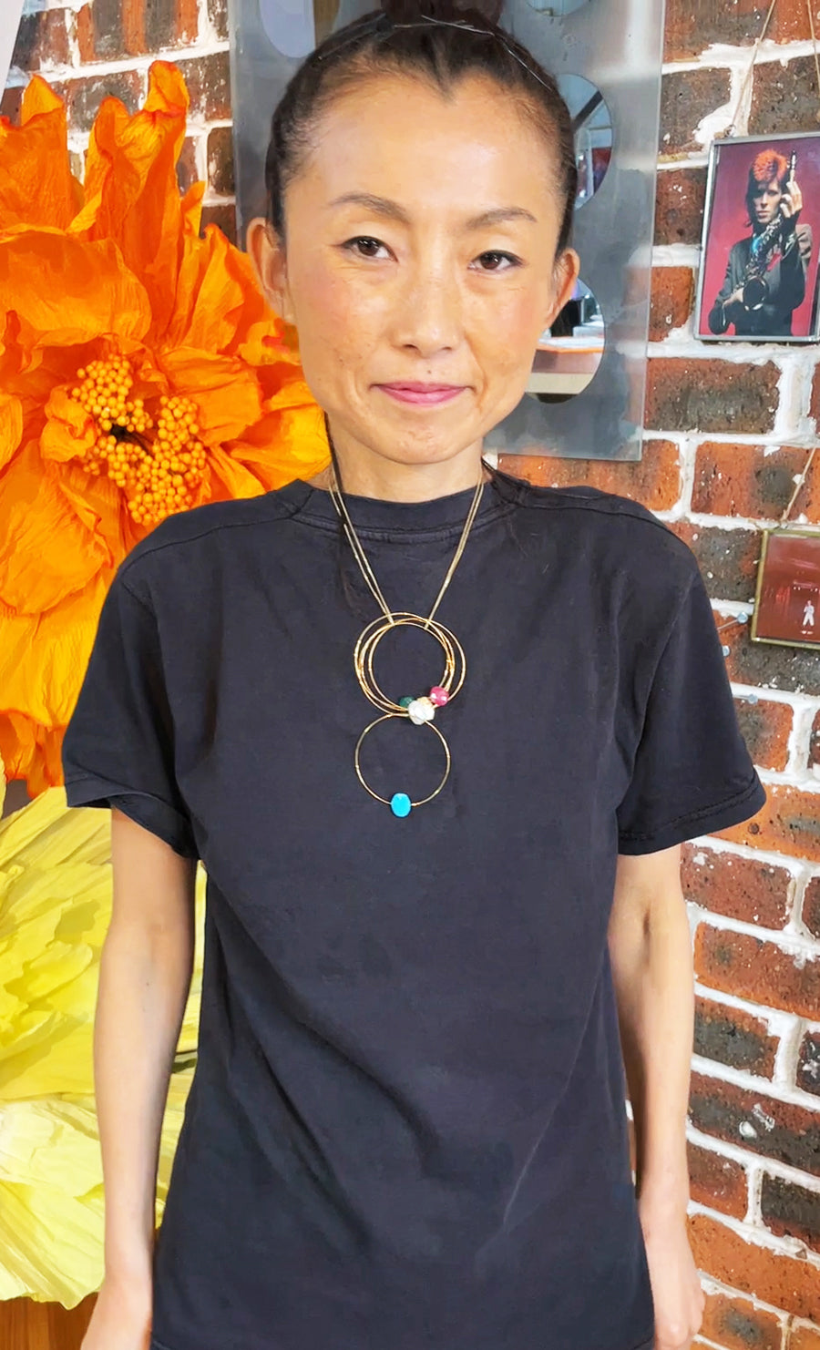 'Morph it!' Necklace with Colourful Gemstones