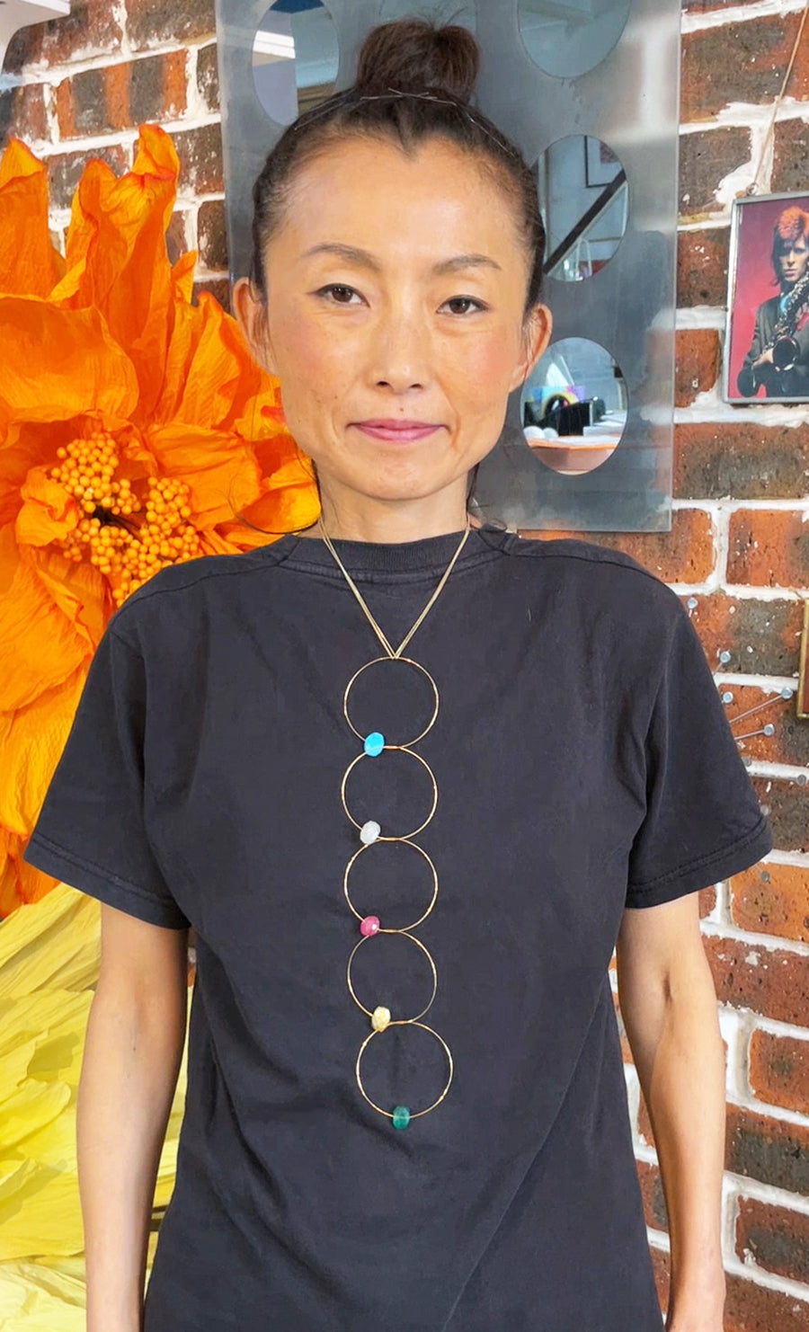 'Morph it!' Necklace with Colourful Gemstones