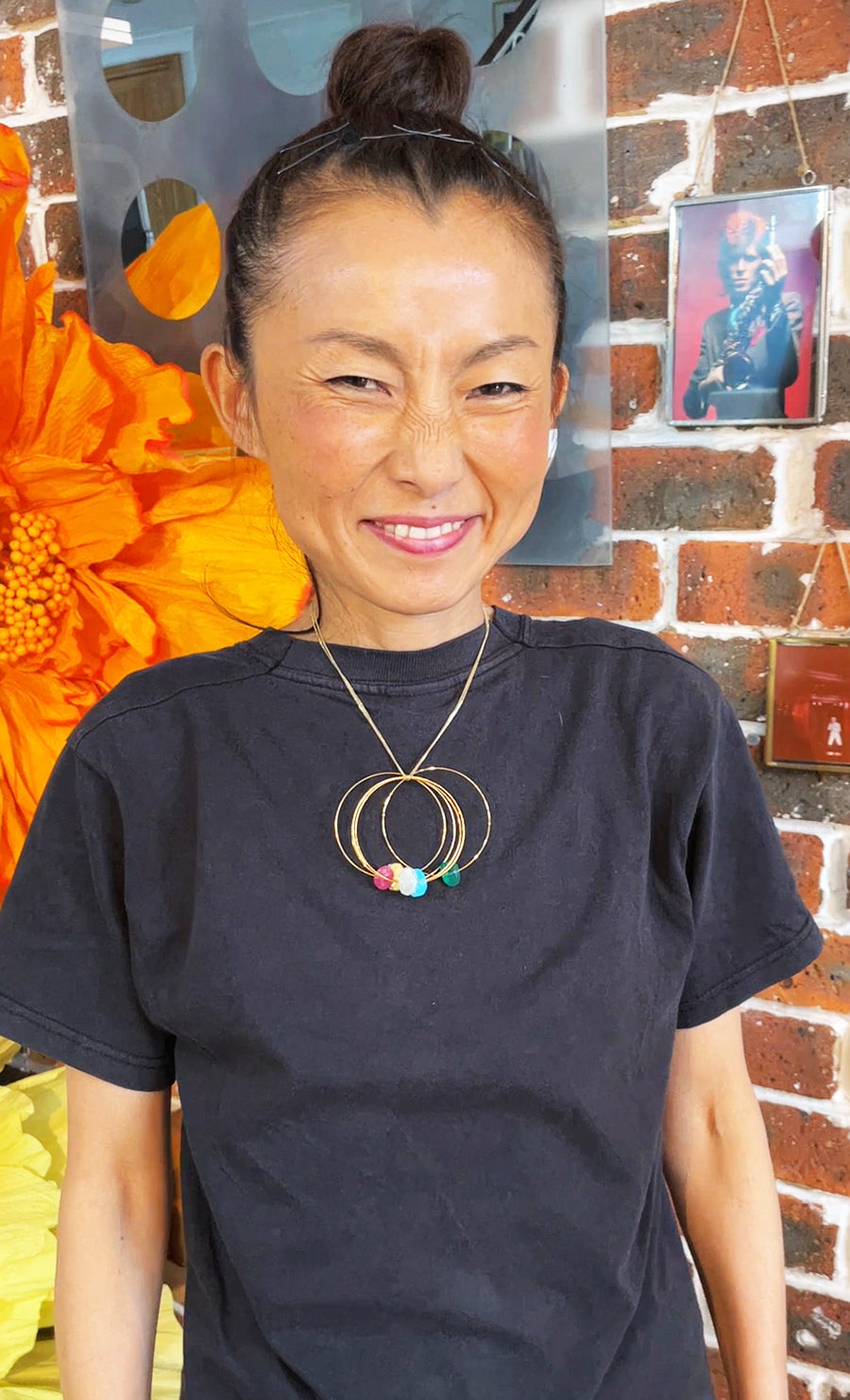 'Morph it!' Necklace with Colourful Gemstones