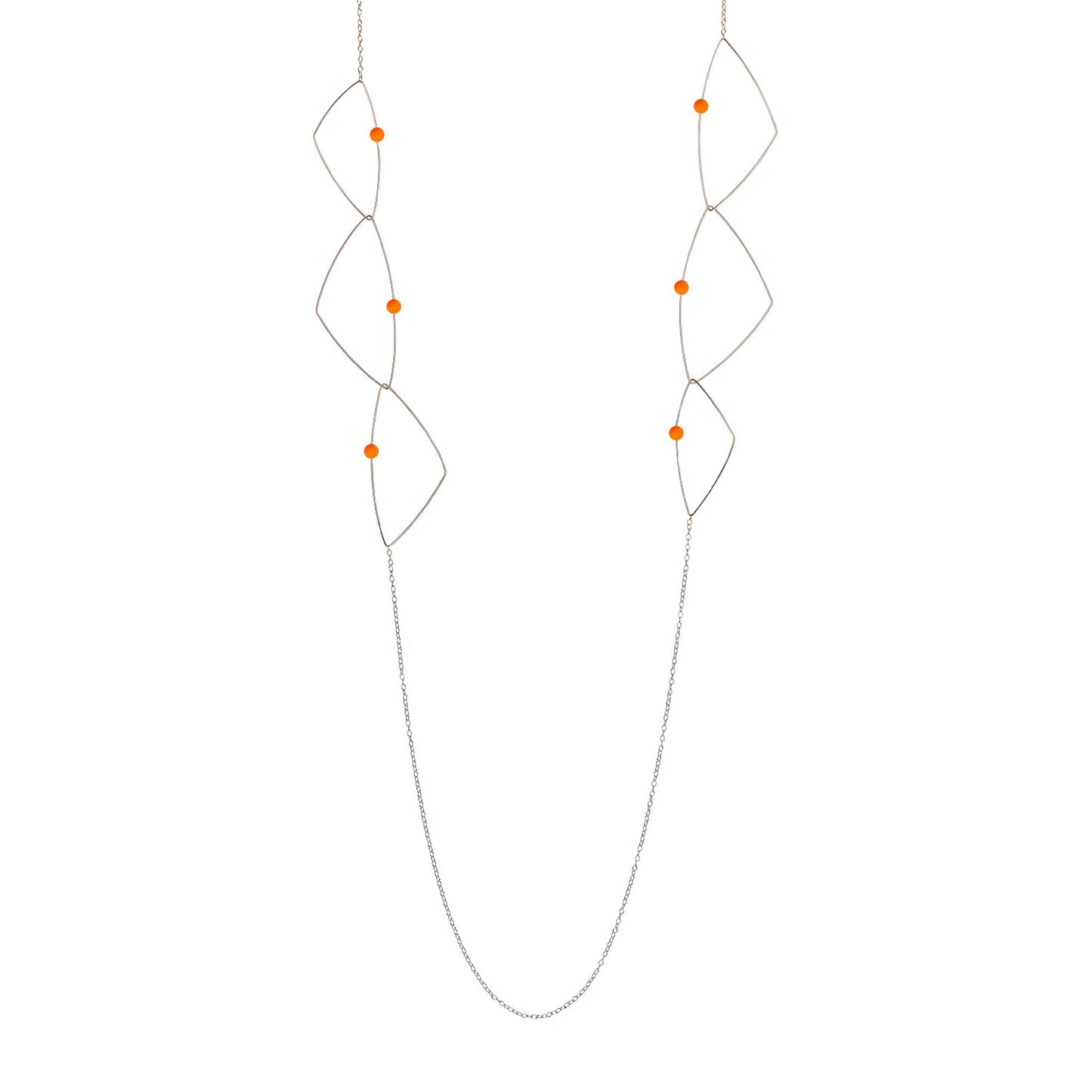 'Morph It'! Long Necklace with Gemstones