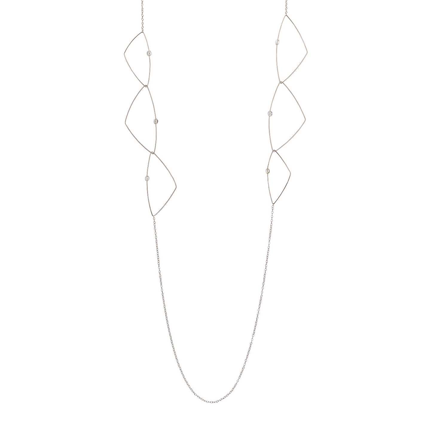 'Morph It'! Long Necklace with Gemstones