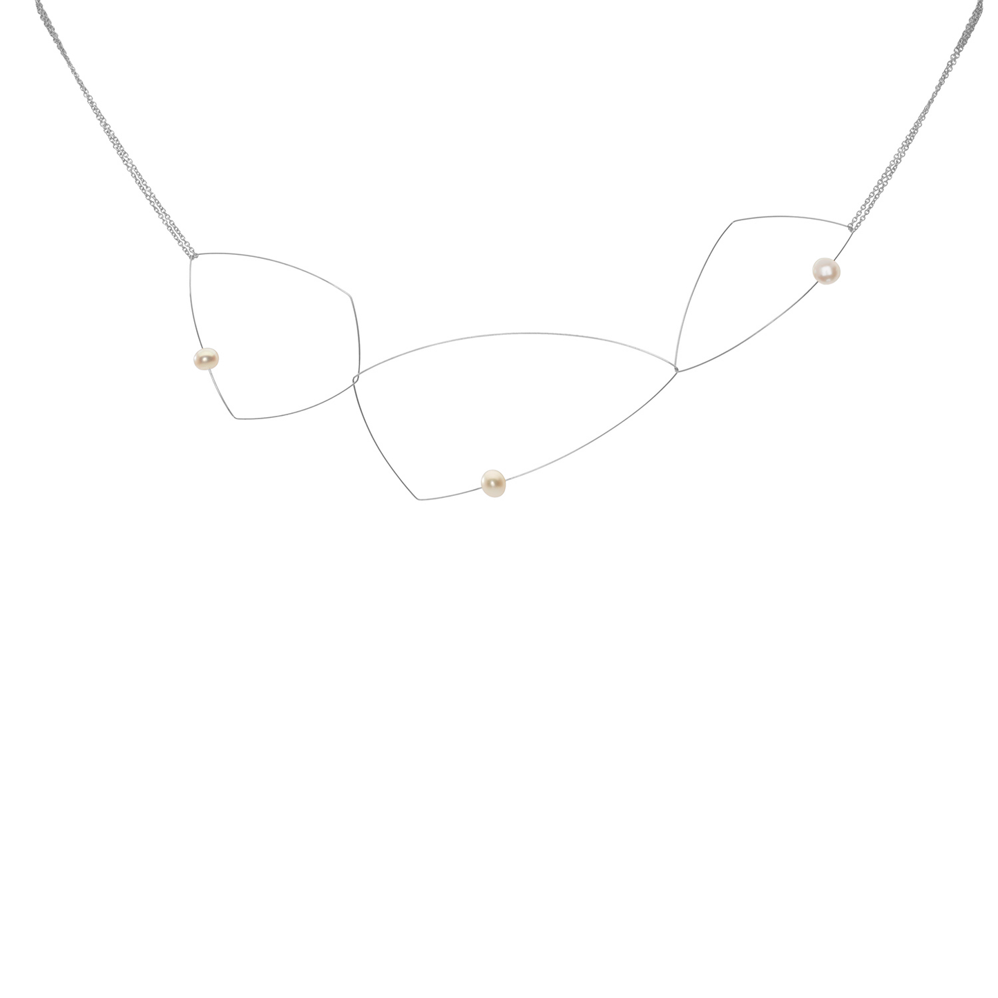 'Morph It' Necklace with Round Freshwater Pearl