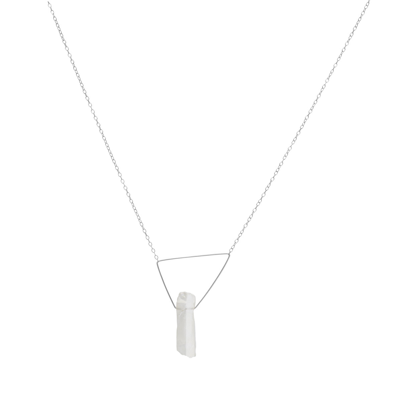 Triangle Necklace with Shards and Obelisk