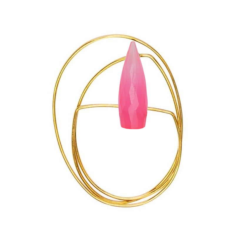 Double Wrap Ring with Bullet Gems