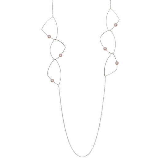 Long 'Morph It' Necklace with Freshwater Pearls