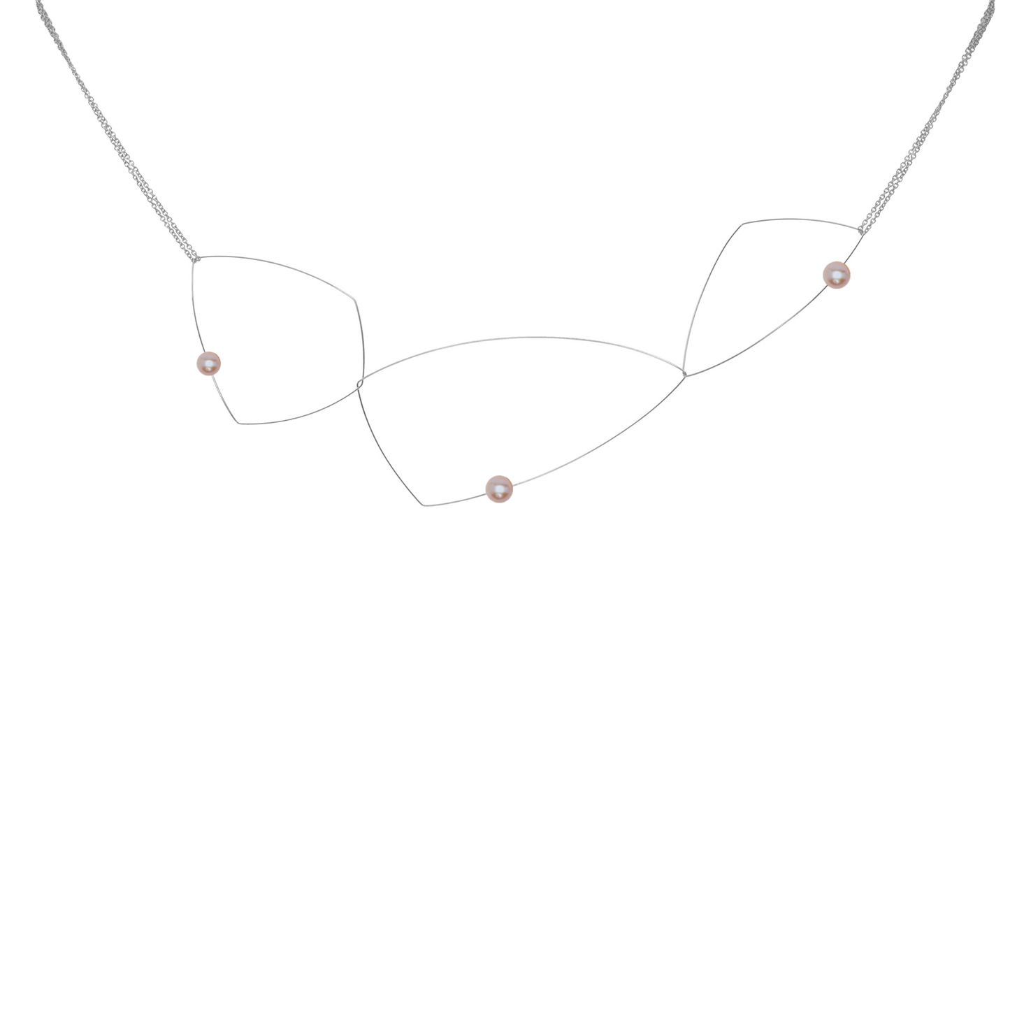 'Morph It' Necklace with Round Freshwater Pearl