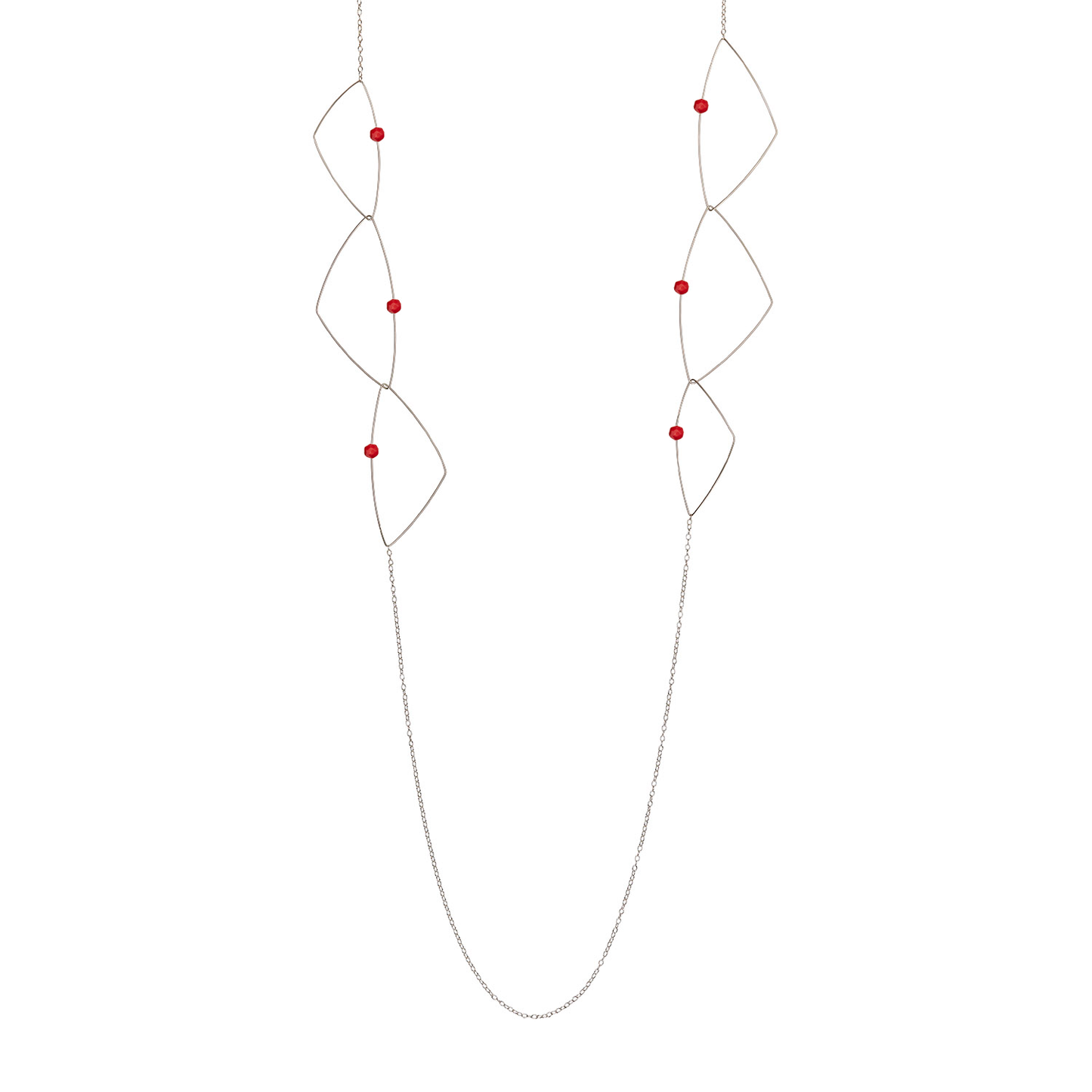 'Morph It'! Long Necklace with Gemstones