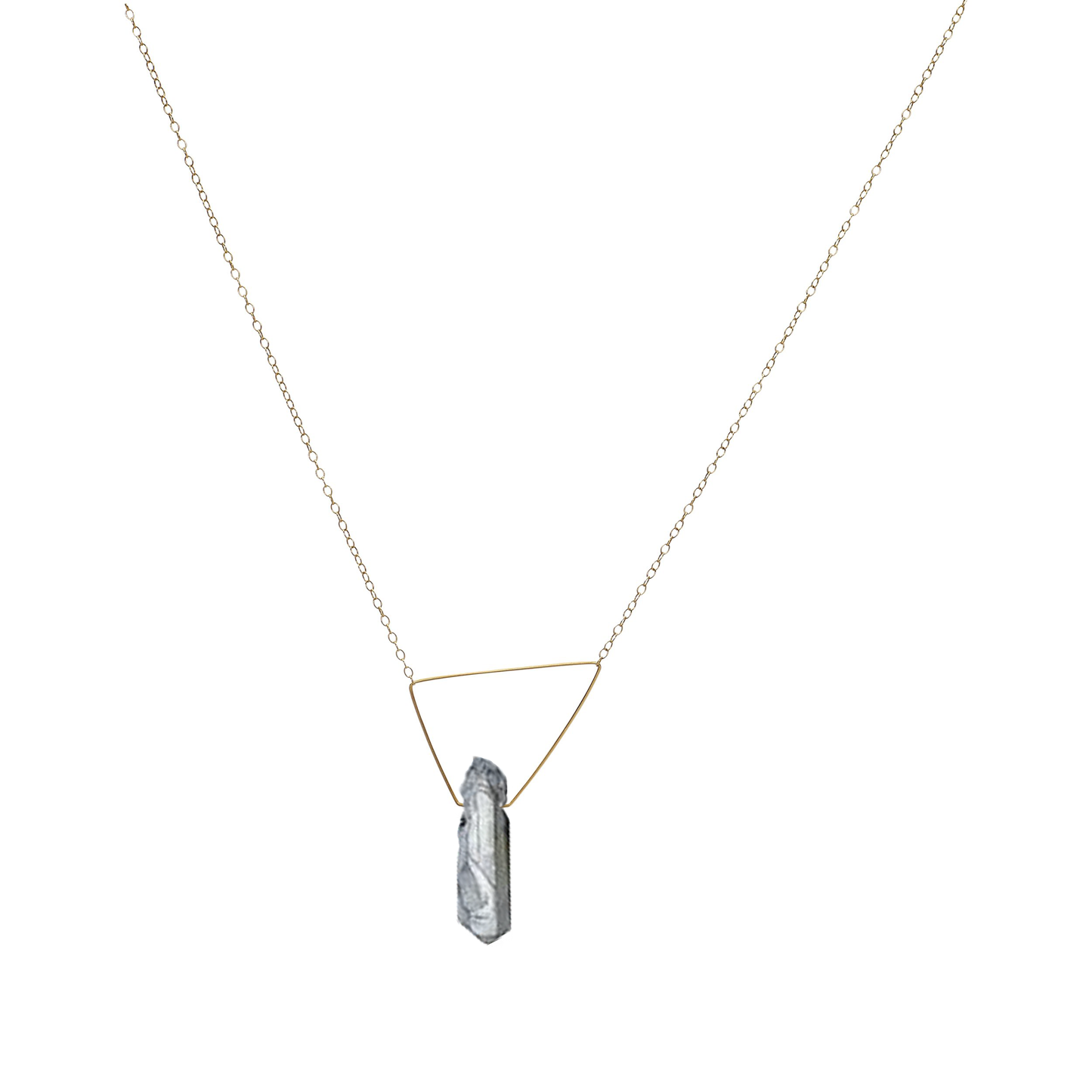 Triangle Necklace with Shards and Obelisk