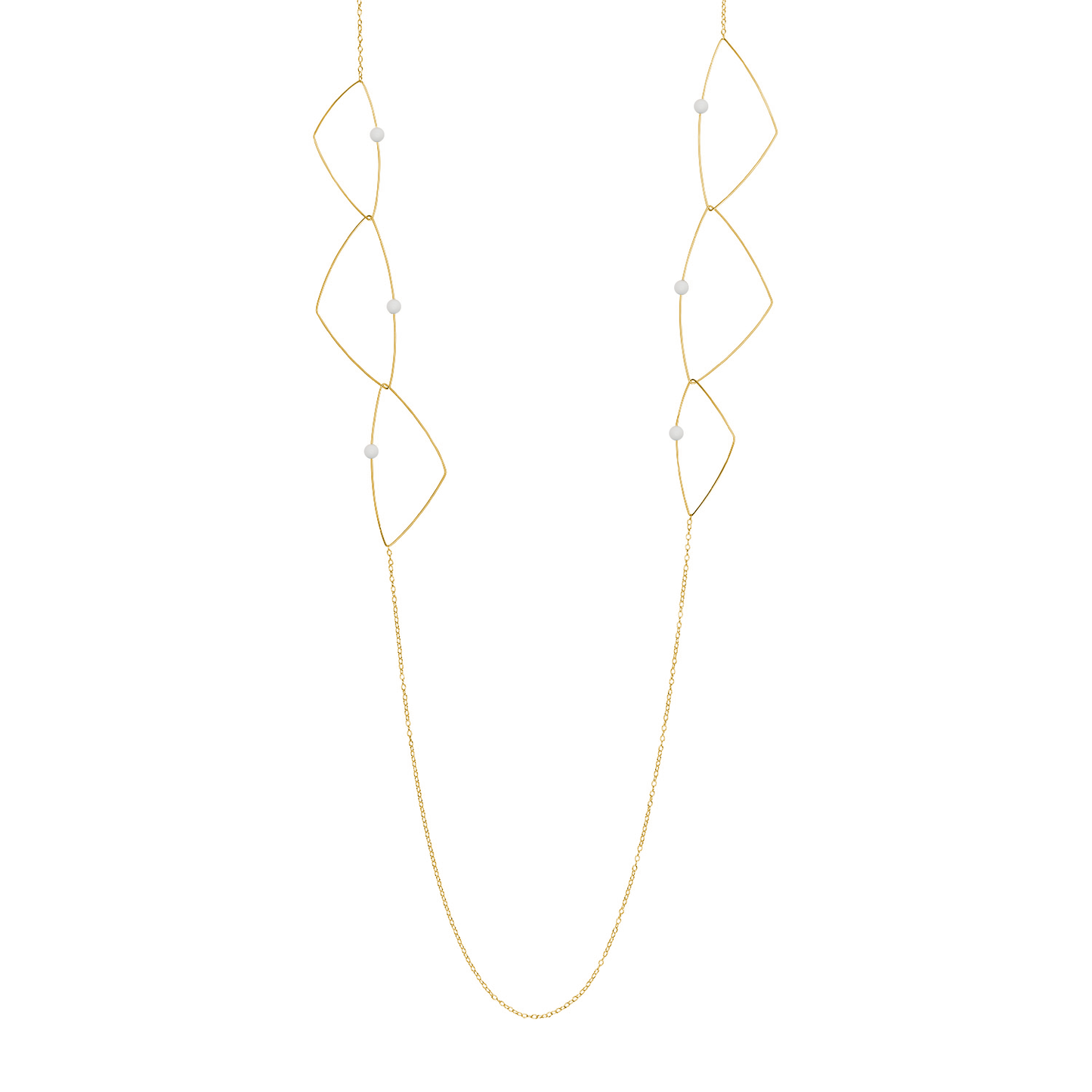 'Morph It'! Long Necklace with Gemstones