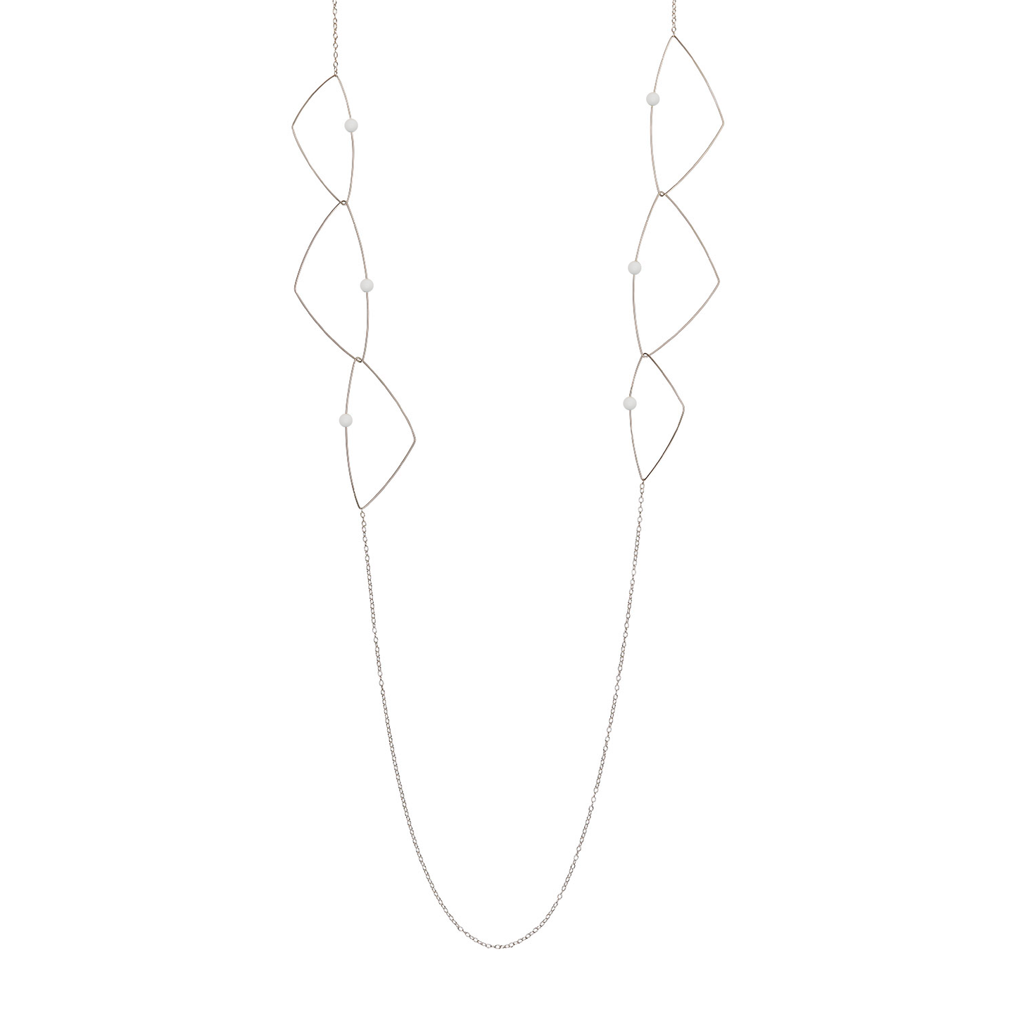 'Morph It'! Long Necklace with Gemstones