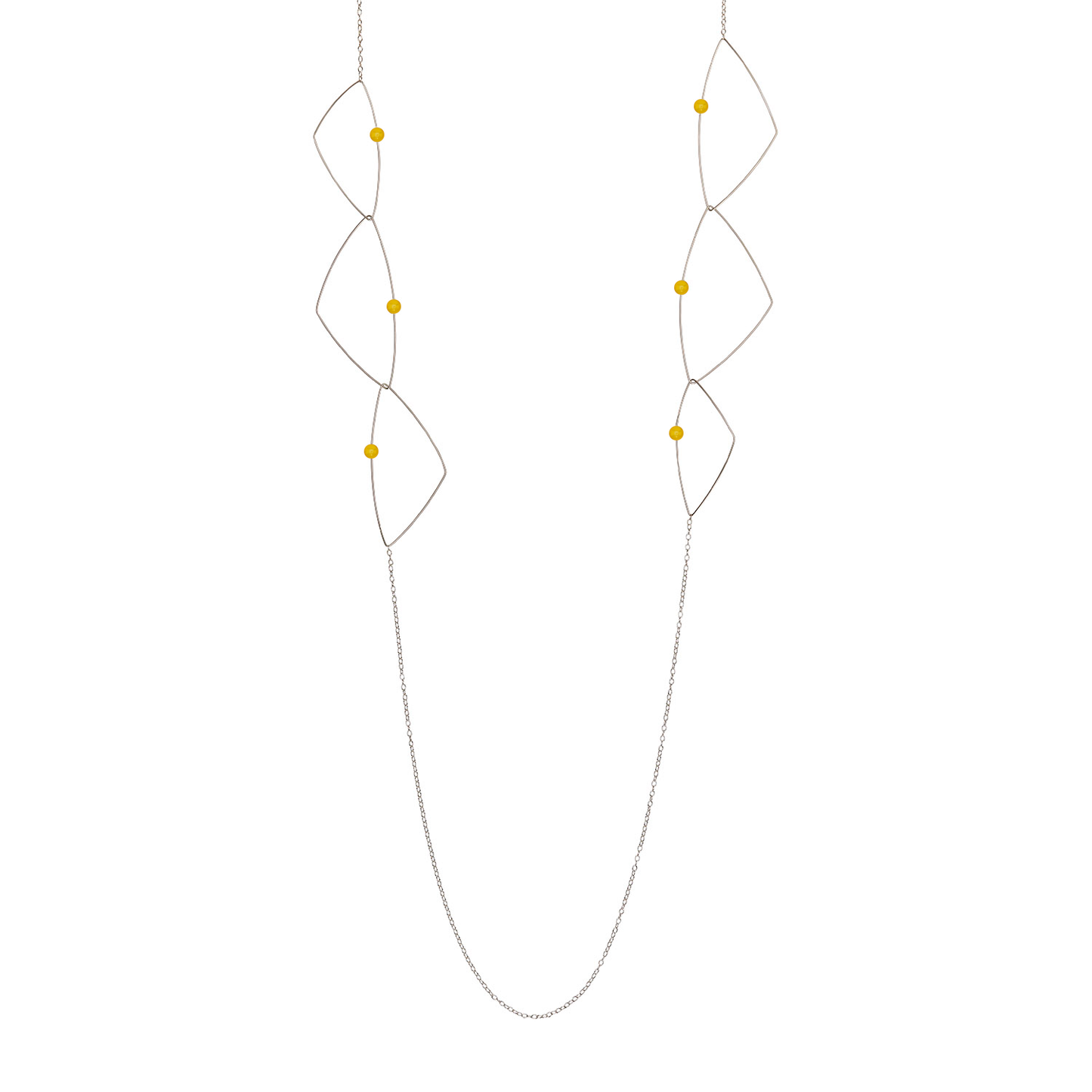 'Morph It'! Long Necklace with Gemstones