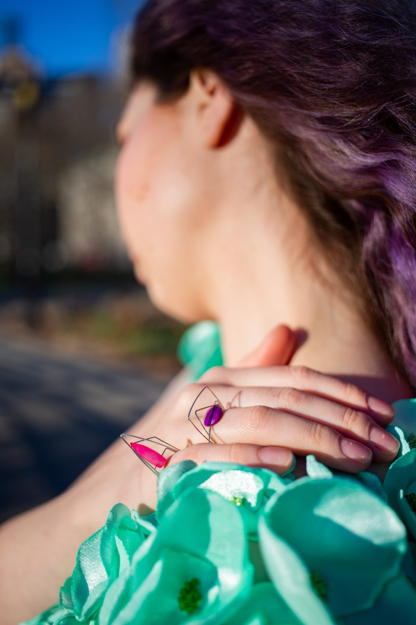 Circle Wrap Ring with Round Fresh Water Pearl (9mm)