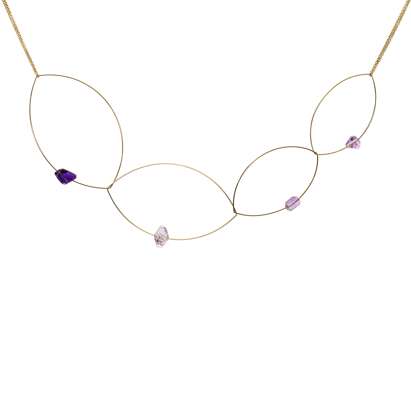 'Morph It!' Necklace with Amethyst