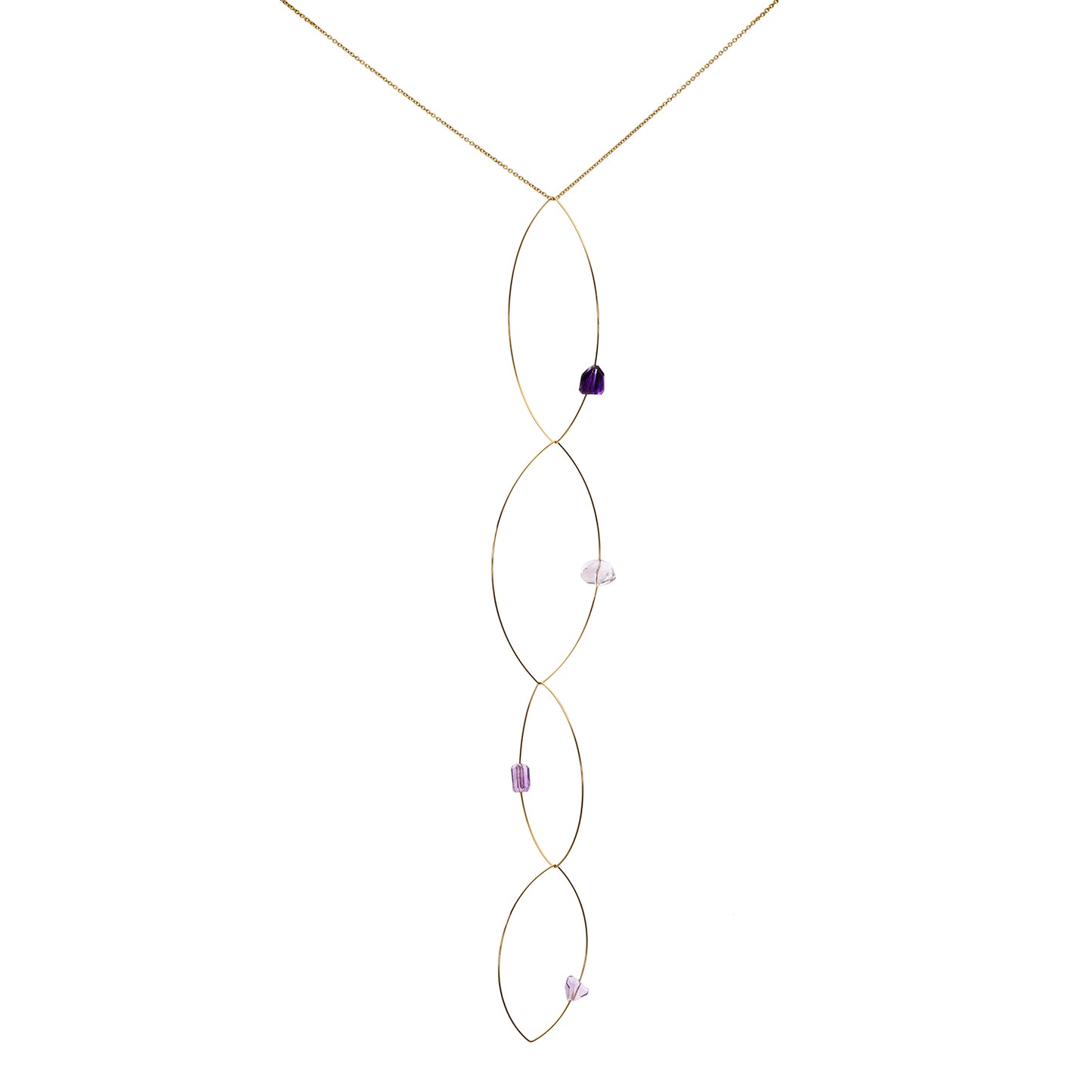 'Morph It!' Necklace with Amethyst