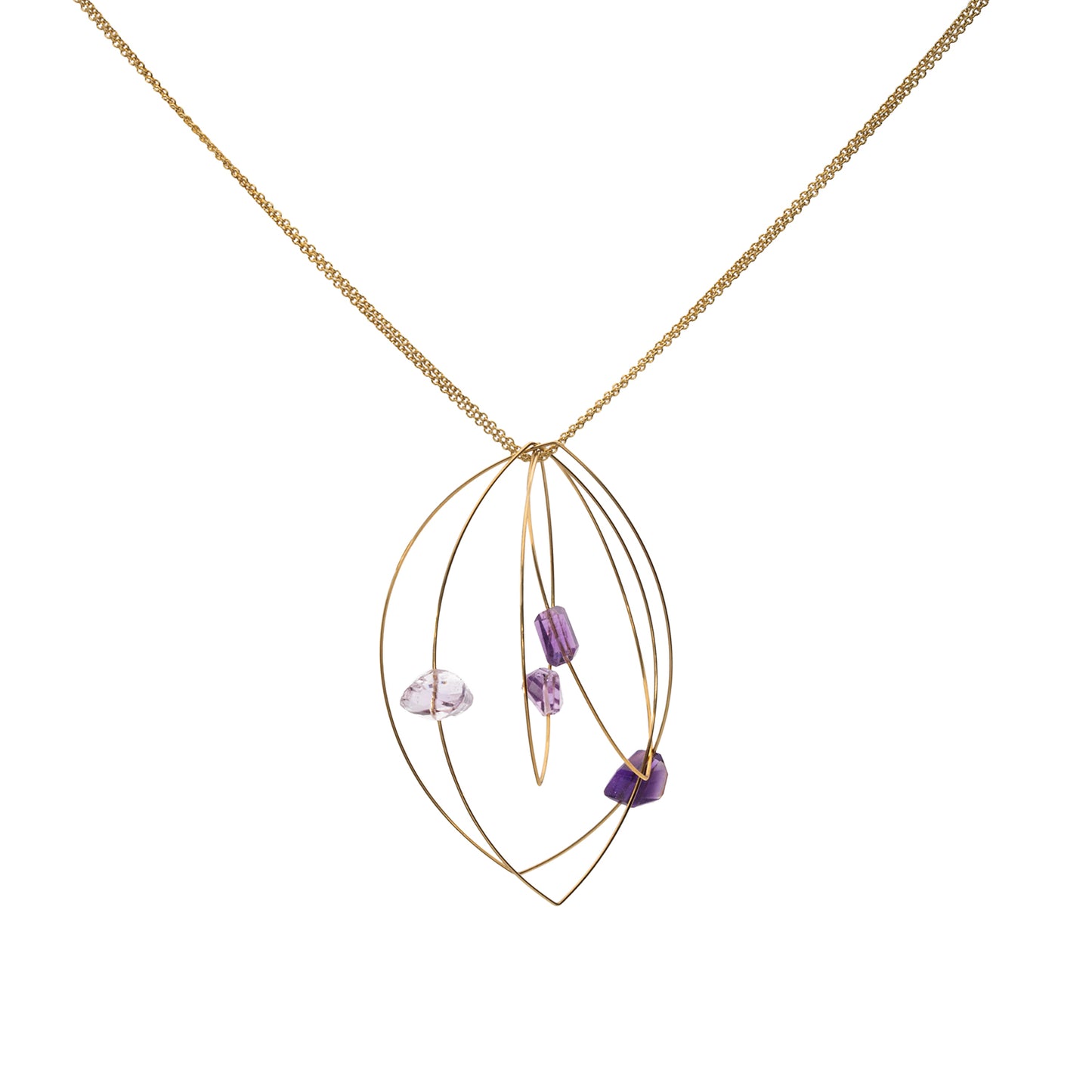 'Morph It!' Necklace with Amethyst