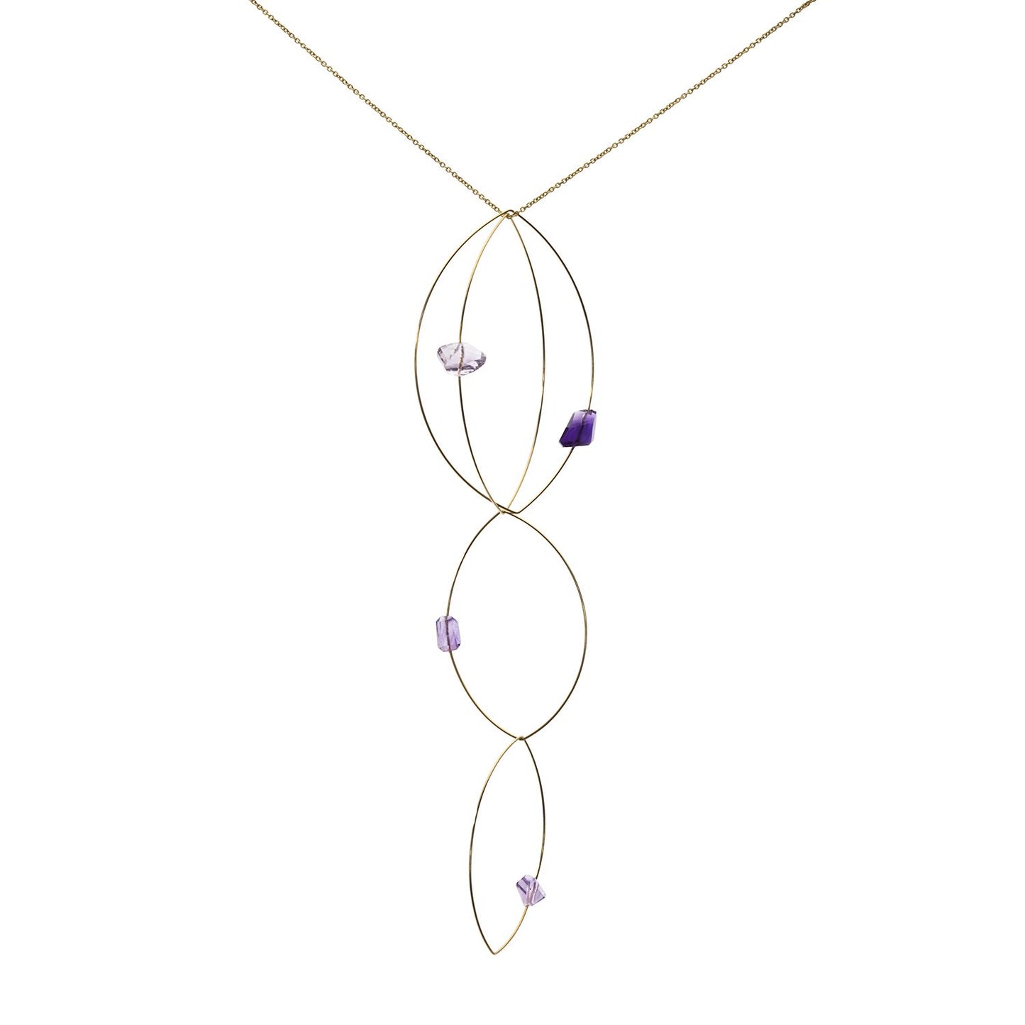 'Morph It!' Necklace with Amethyst