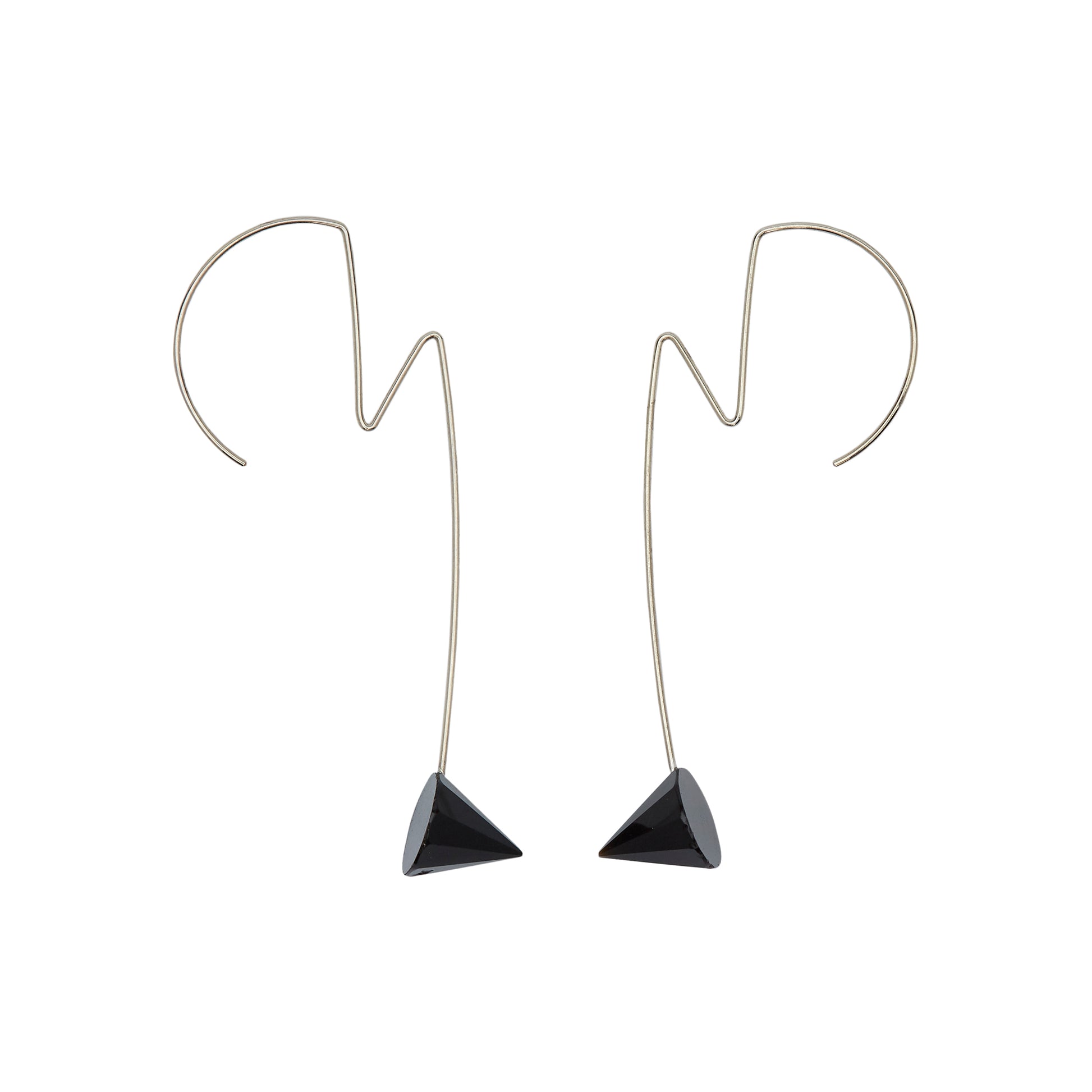 Ziggy Earrings with Black Onyx Cones