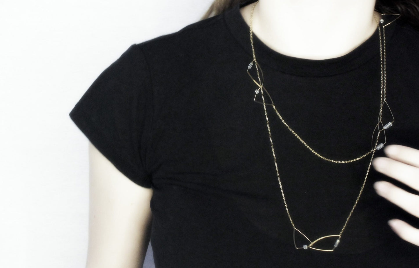 Long 'Morph It' Necklace with Freshwater Pearls