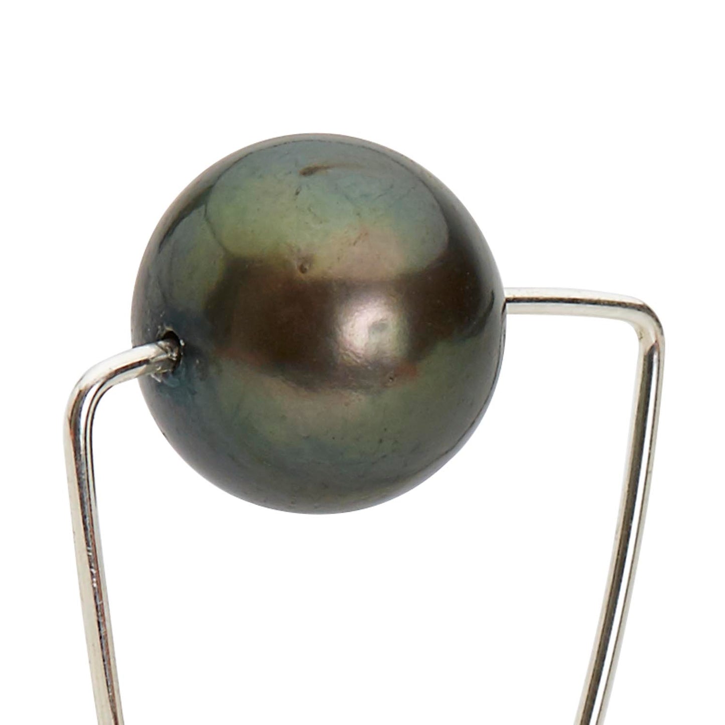 Square Ring with Peacock Pearl