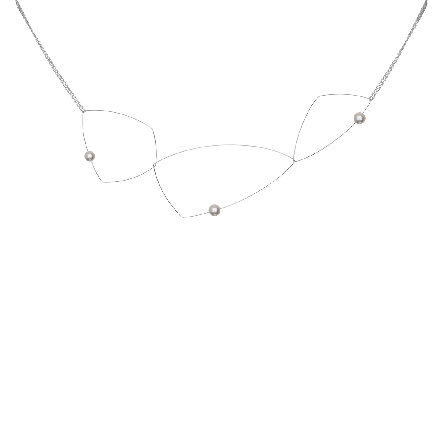 'Morph It' Necklace with Round Freshwater Pearl